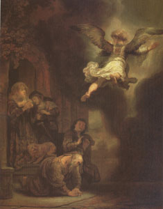 The Archangel Leaving the Family of Tobias (mk05)